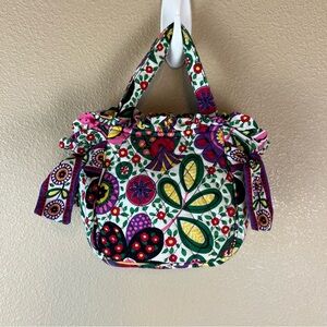 Vera Bradley floral quilted mini bag